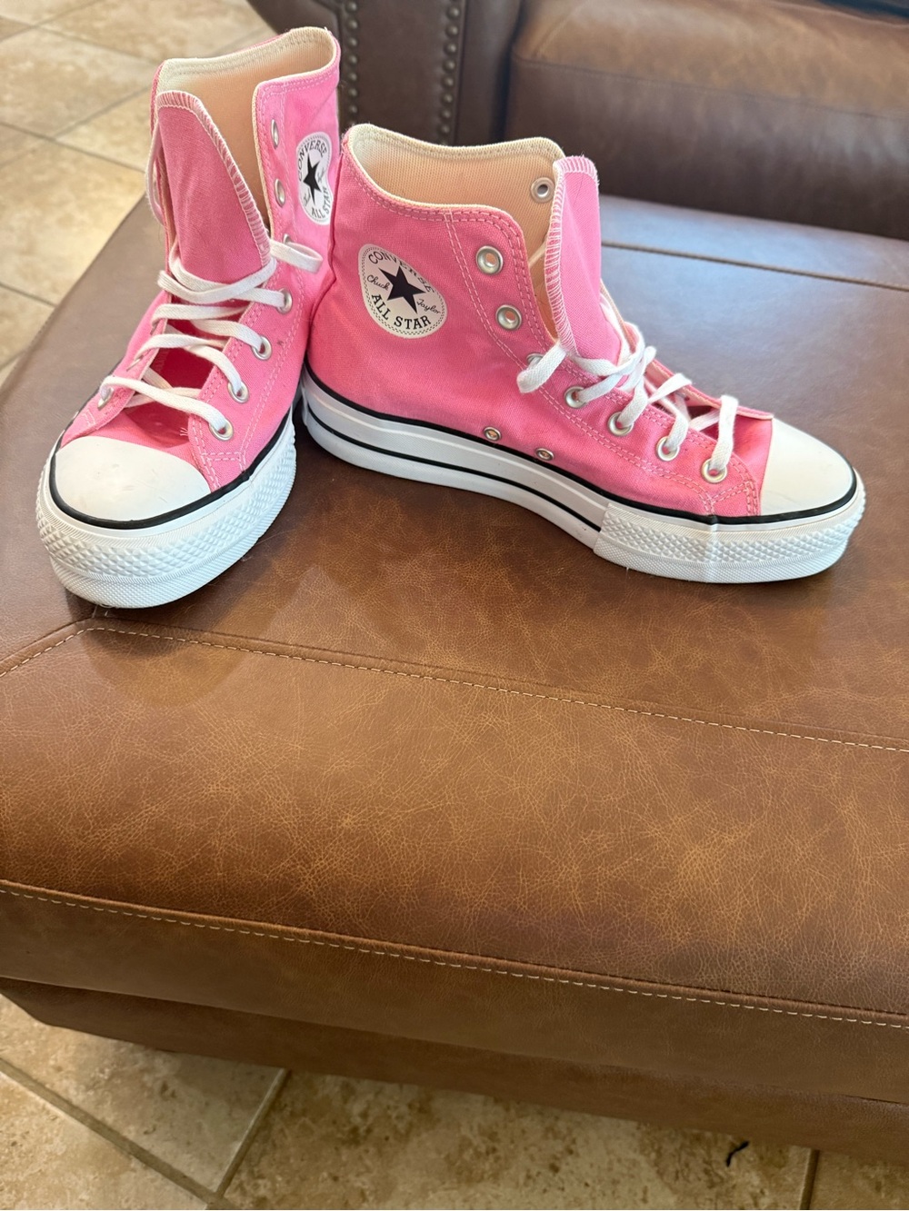 Women’s Converse Pink High-Top Sneakers